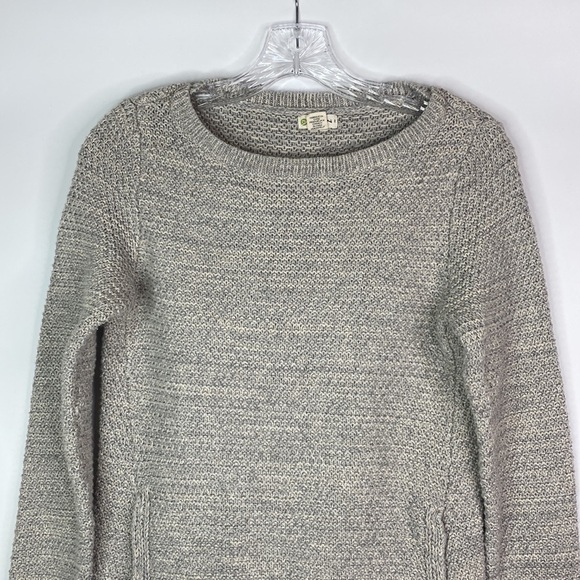 Dakini Grey Cotton Wool Blend Sweater Small - Picture 2 of 9